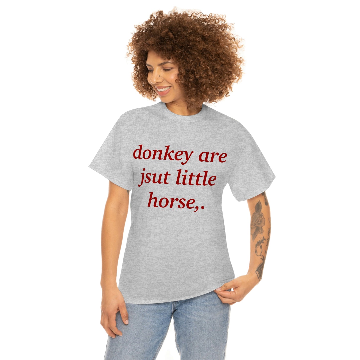 Donkey are just little horse.